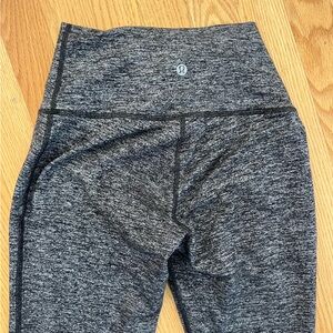 Lululemon Gray High-Waisted yoga pants